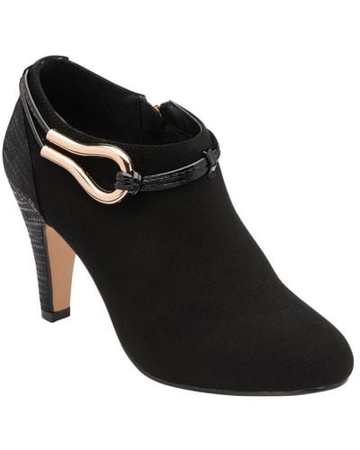 Lotus Gloria Shoe Boots - Black