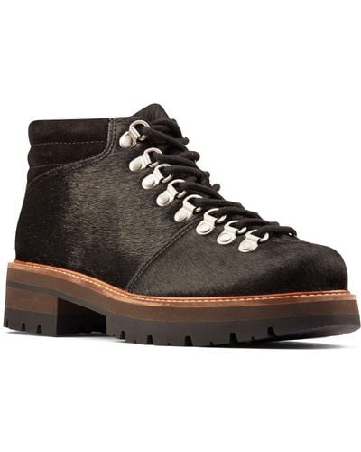 Clarks Orianna Alpine Ankle Boots - Black