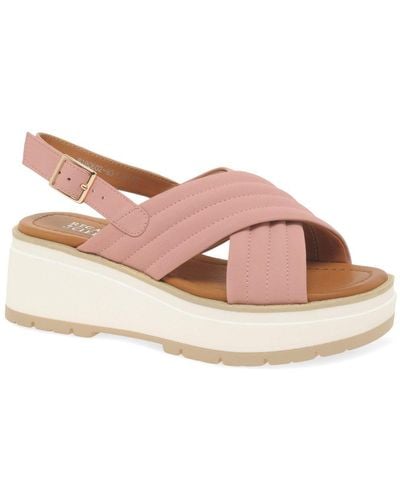 Regarde Le Ciel Jemina 05 Sandals - Pink