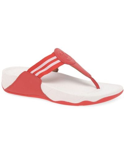Fitflop Fitflop Walkstar Toe Post Sandals - Red
