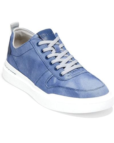 Cole Haan Grandpro Rally Canvas Court Trainers Size: 6 - Blue