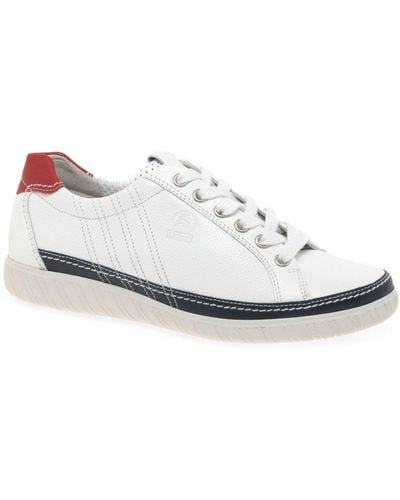 Gabor Amulet Wide Fit Trainers - White