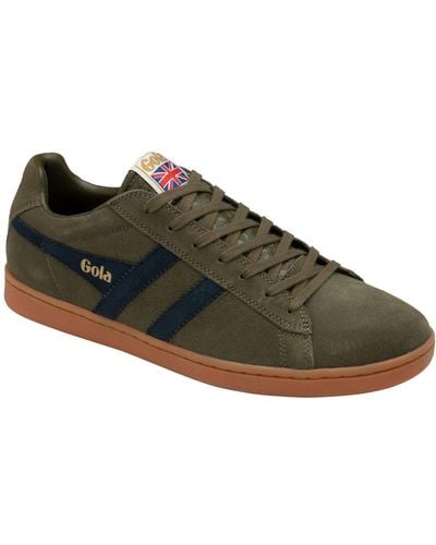 Gola Equipe Suede Casual Trainers - Green