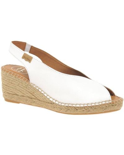 Toni Pons Laila Wedge Heel Espadrille Sandals - Metallic