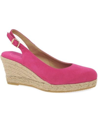 Toni Pons Breman Espadrille Wedge Sandals - Pink