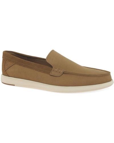 Clarks Bratton Loafers - Brown