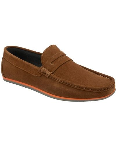 Frank Wright Hearns Moccasins - Brown