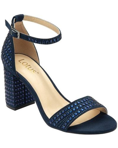 Lotus Marquesa Heeled Sandals - Blue