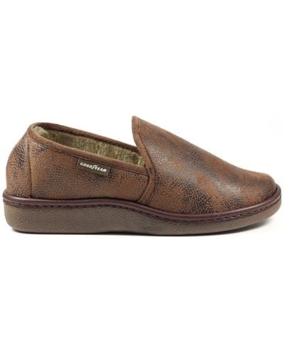 Goodyear Manor Slippers - Brown