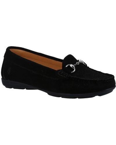 Hush Puppies Molly Snaffle Loafers - Black