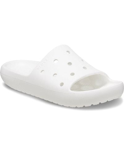 Crocs™ Classic Slide Sandals - White