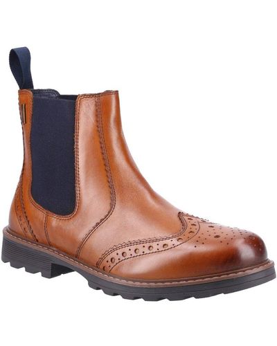 Cotswold Ford Chelsea Boots - Brown
