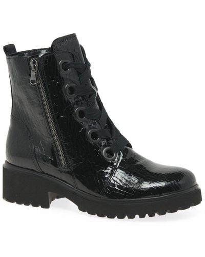 Waldläufer Luise Ankle Boots - Black