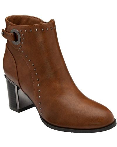 Lotus Wells Ankle Boots - Brown