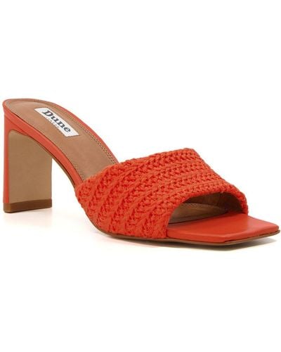 Dune March Sandals Size: 4 - Red