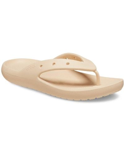 Crocs™ Classic Flip Sandals - Natural