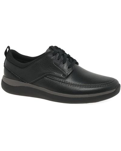 Clarks Garratt Street Casual Shoes - Black