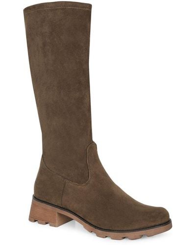 Caprice Alba Knee High Boots - Brown