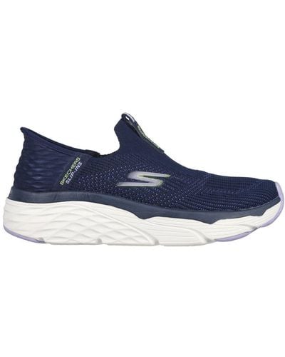 Skechers Max Cushioning Smooth Trainers - Blue
