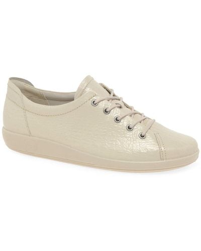 Ecco Soft 2 Lace Casual Shoes - White