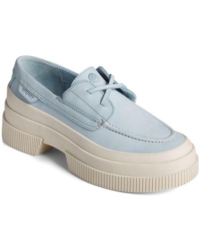 Sperry Top-Sider Platform Boat Shoes - Blue