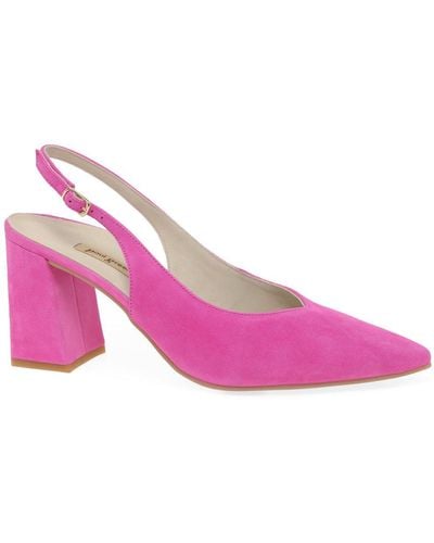 Paul Green Willa Open Court Shoes - Pink