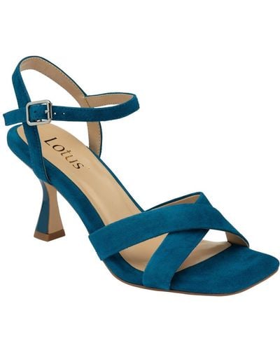 Lotus Fiorella Heeled Sandals - Blue