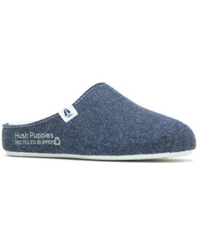 Hush Puppies Good Slippers Size: 3, - Blue