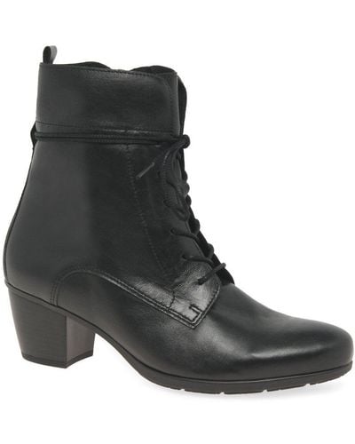 Gabor Easton Ankle Boots - Black