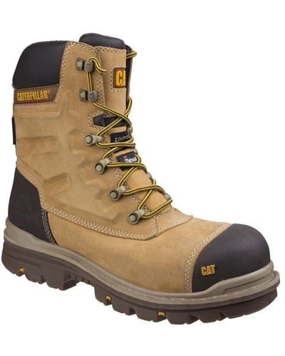 Caterpillar Premier Safety Boots Size: 6 - Brown