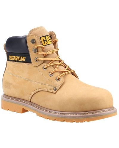 Caterpillar Powerplant S3 Gyw Safety Boots Size: 13 - Natural