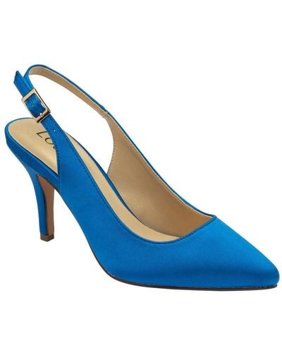Lotus Reeva Slingback Court Shoes Size: 3 - Blue
