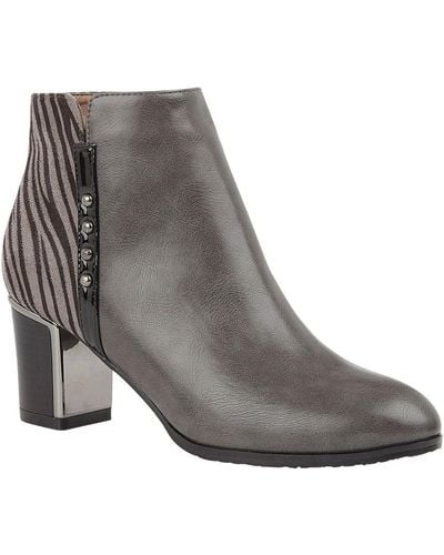 Lotus Rebel Ankle Boots - Grey