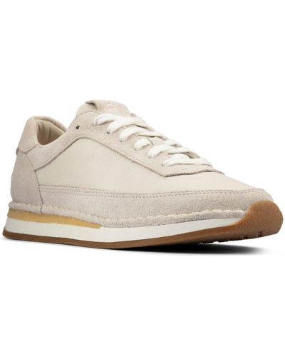 Clarks Craftrun Lace Sneakers - White