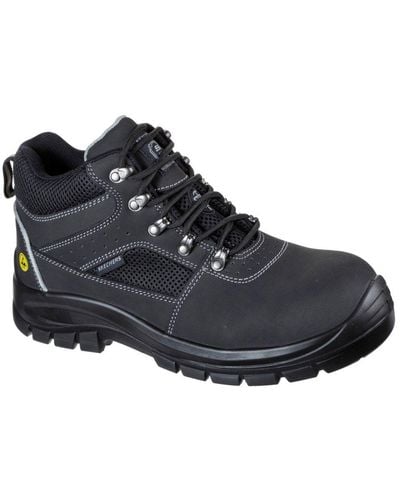 Skechers Trophus Letic Safety Boot Size: 6, - Black