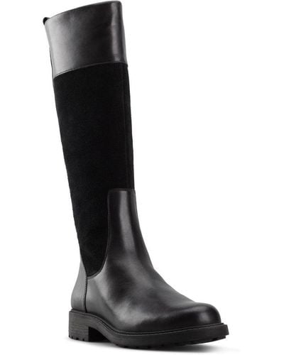 Clarks Orinoco2 Hi Warmlined Knee High Boots - Black