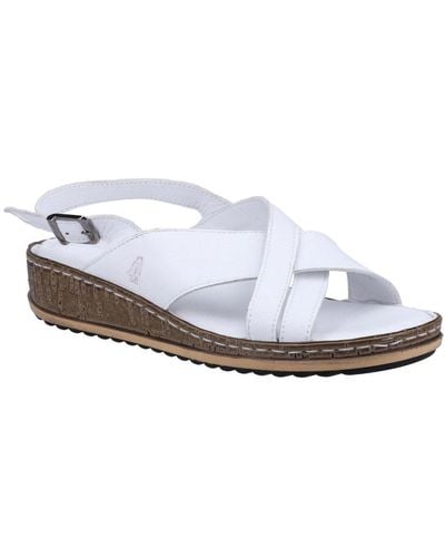 Hush Puppies Elena Wedge Sandals - White