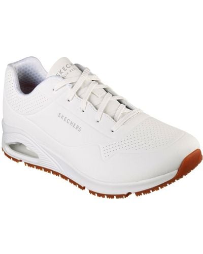 Skechers Relaxed Fit: Uno Sr Sutal Trainers - White