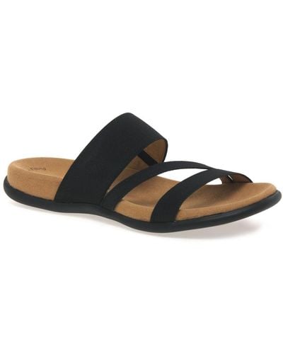 Gabor Tomcat Modern Sporty Sandals - Black