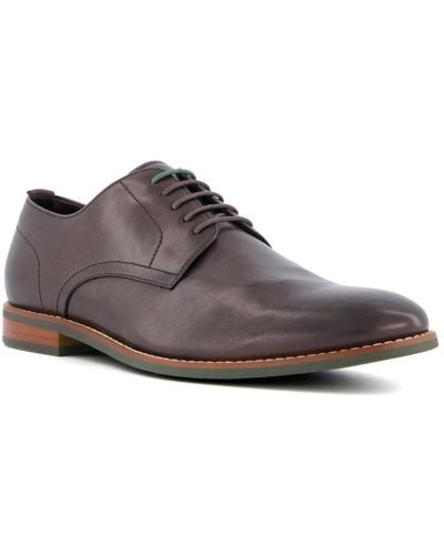 Dune Suffolks Lace Up Shoes - Brown