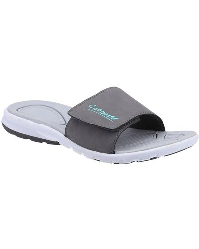 Cotswold Windrush Slip On Sandals - Grey