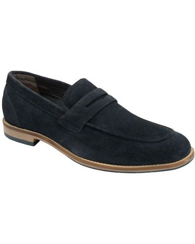 Frank Wright Thornton Penny Loafers - Blue