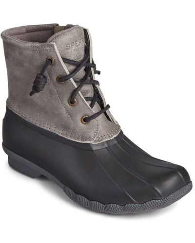 Sperry Top-Sider Saltwater Core Ankle Boots - Grey
