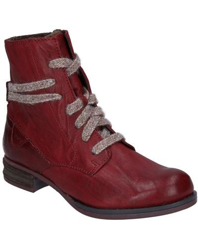 Josef Seibel Sanja 18 Ankle Boots - Red