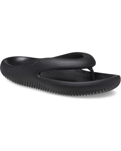 Crocs™ Mellow Recovery Flip Sandals - Black