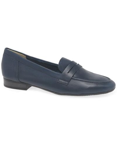 Cara Paso Loafers - Blue