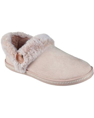 Skechers Cosy Campfire Fresh Toast Slippers - Pink