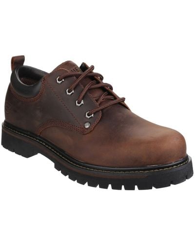 Skechers Tom Cats Lace Up Shoes - Brown