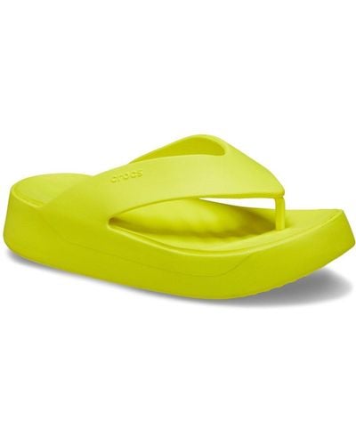 Crocs™ Getaway Platform Flip Sandals - Yellow