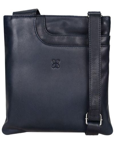 Lakeland Leather Allerdale Messenger Bag - Blue